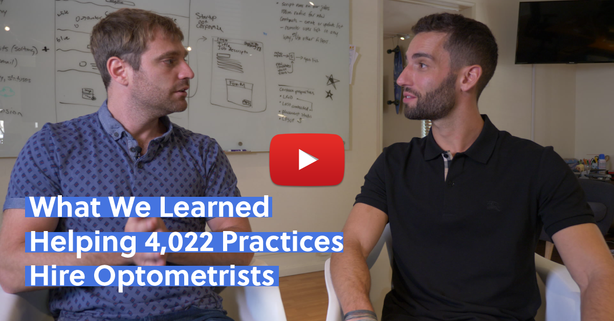 What We Learned Helping 4,022 Practices Hire Optometrists