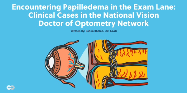 Encountering Papilledema in the Exam Lane: Clinical Cases in the National Vision Doctor of Optometry Network